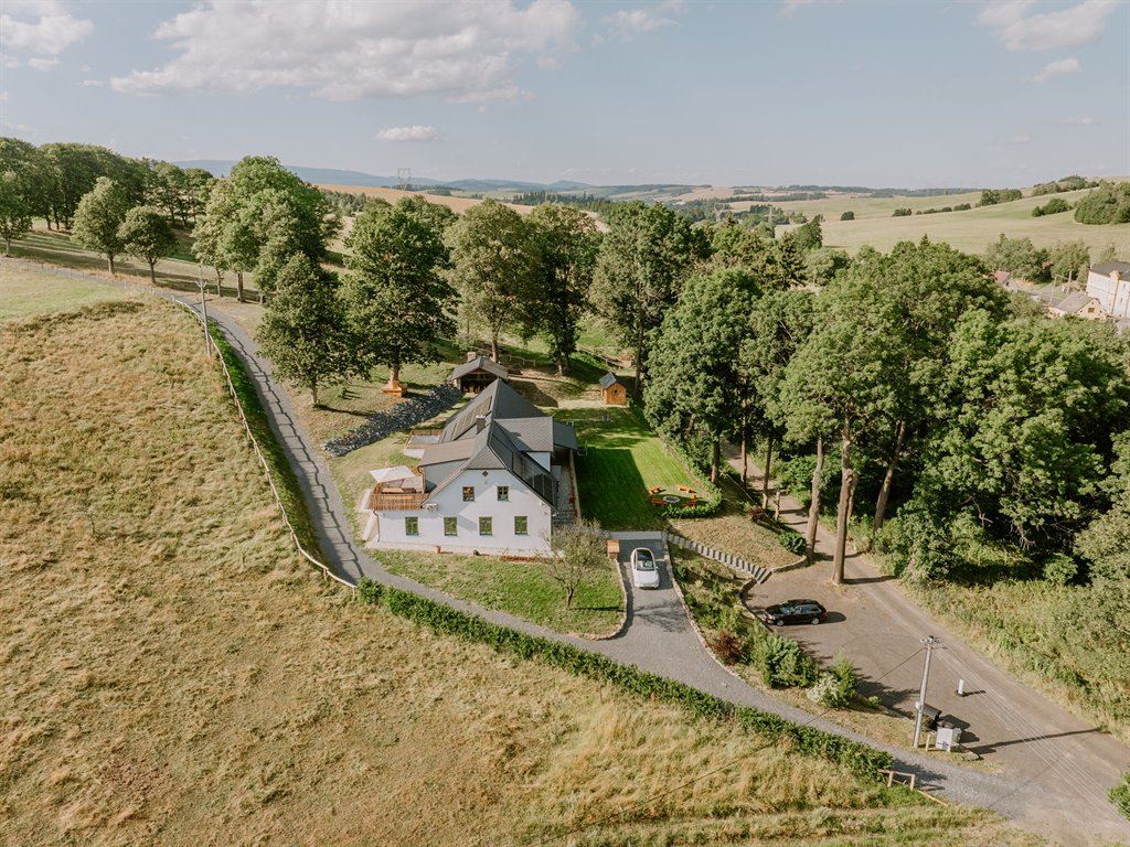 The Polňačka cottage from above