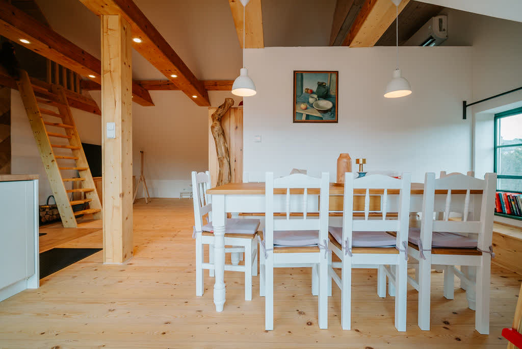 Dining room in the apartment