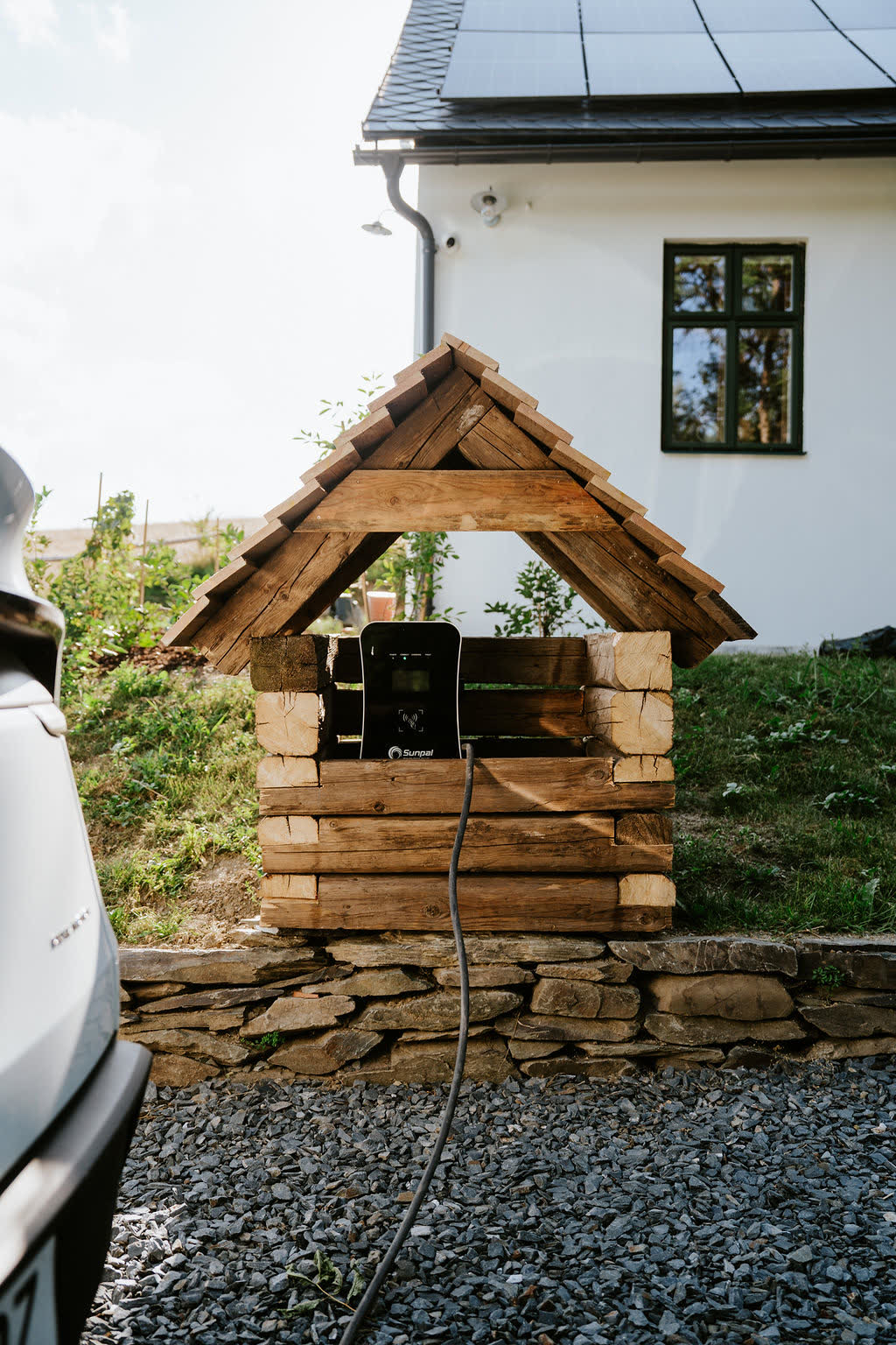 Garden of Polňačka Cottage in Rýžoviště, Jeseníky Mountains